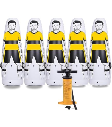 Amazon | 5個セットサッカー ダミー 人形 フリーキック練習人型壁
