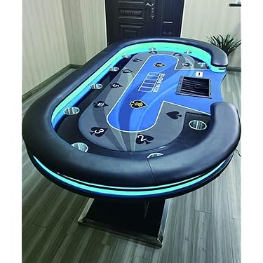 #2655　ポーカーテーブル青 2655 ポーカーテーブル青 2655 ポーカー テーブル ブルー