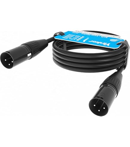 Amazon.co.jp: Yinker XLRケーブルオス-オス、3ピンオス-オスマイク