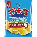 湖池屋 ポテトチップス じゃがいもと塩 60g✕12袋