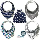 SALE 40% OFF - Baby Bandana Drool Bibs For Boys And Girls, Great For Traveling and Camping with Kids