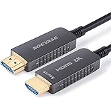 SOEYBAE 8K 光ファイバーHDMIケーブル HDMI 2.1ケーブル 超高速伝送 48Gbps 8K@60Hz 4K@120Hz (10M)