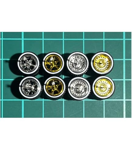 1/64　カスタムホイールセット Amazon | 1/64 ミニカー用 カスタムホイール オフロードタイヤ 3色