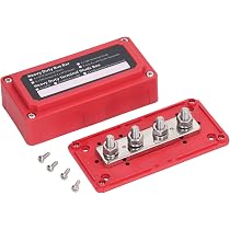 Amazon.co.jp: バスバーターミナルブロック 配電ブロック 4ターミナル