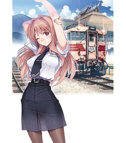 Amazon.co.jp: RAIL WARS! 公式 複製原画【A4】 15巻口絵・小海 はるか