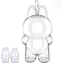 らぶぶlabubu 2ピースと保護ケース2つ ラブブ クリアケース 保護ケース 2個セット LABUBU カバー 座り2