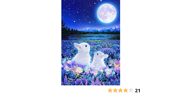 Amazon 1000ピース ジグソーパズル 月待ちうさぎ マイクロピース 26x38cm ジグソーパズル おもちゃ