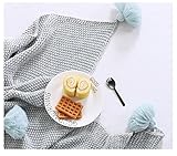 Amorus　最新スタイル　北欧風　ブランケット　毛布　ニット　コットン　多機能レジャー毛布　ふわふわな肌触り　写真道具　昼休みカバー　ソファー用　ベッド用　オフィス用　春夏秋冬に対応　ふわふわ　可愛