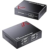 AV Access USB エクステンダー オーバー Cat5e/6/6a/7 196ft/60M、4USB2.0 ポート、プラグ アンド プレイ、ドライバー不要、すべてのオペレーティング システム、キーボード、マウスをサポート USBオーバー イー