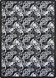 Joy Carpets Any Day Matinee Reeling Theater Area Rugs 46-Inch by 64-Inch by 0.36-Inch Black [並行輸入品]