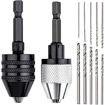 Amazon | Joebo 2本組 キーレスドリルチャック 0.3~6.5mm ドリル