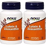 Now Foods Lutein & Zeaxanthin ルテイン ゼアキサンチン 60ソフトジェル 2個セット [海外直送品]