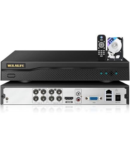 Amazon | 4ch スタンドアローン AHD DVR 2TB NSD3004AHD | NSS | DVR