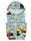 (マイファーストヒステリック) MY FIRST HYSTERIC エンジェルコット裏毛 SAILOR MINI COMIC総柄パーカーベスト 90cm ミントグリーン