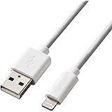 エレコム Lightningケーブル ライトニング iPhone 充電ケーブル スタンダード 【 iPhone 13 / 12 / SE (第2世代) 対応 】 Apple認証品 0.1m (10cm) ホワイト MPA-UALO01WH