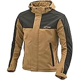 デイトナ(Daytona) バイク用 ジャケット 春秋冬 ソフトプロテクター付属 防風 ストレッチ性 ソフトシェルジャケット DJ-005 ブラウン Mサイズ 39638