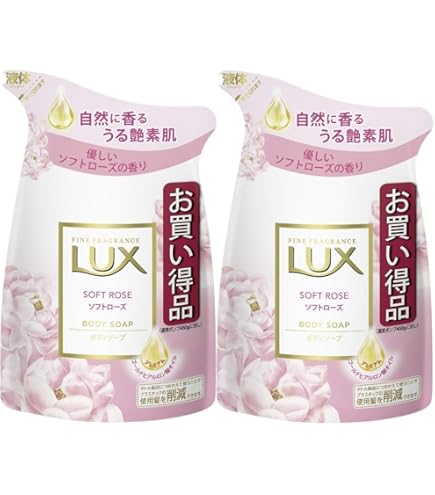 Amazon | LUX(ラックス)ボディソープ ソフトローズ つめかえ用ボディ