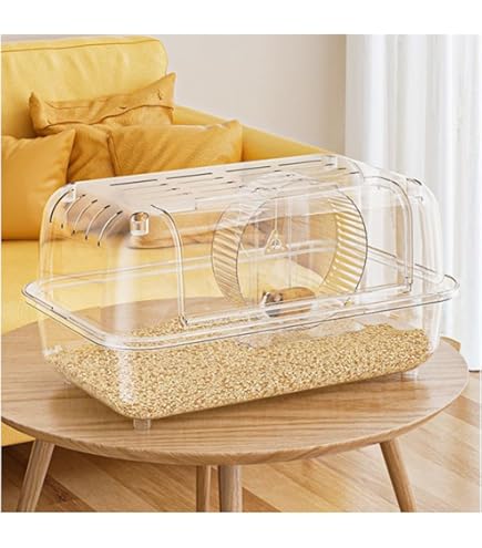 ハリネズミ、ハムスター、モルモットケージ、小動物ペット大型アクリルケージ Amazon | Piulta 60cm大型透明アクリルペットケージ【大型サイズ