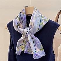 花柄シルク風スカーフ5点セット 61axtXxg0kL._AC_UL210_SR210,