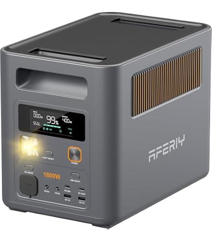 Amazon.co.jp: FOSSiBOT F1800 ポータブル電源 580W 走行充電器 2点