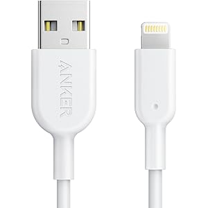 Anker iPhone 充電ケーブル PowerLine II ライトニングケーブル Apple MFi認証取得 iPhone iPad iPod AirPods 互換対応 テレワーク リモート 在宅勤務 0.9m ホワイト