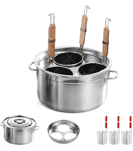 Amazon | 麺茹で鍋 ゆで麺器 麺茹で器 ゆでめんき 卓上電熱ゆで麺炉