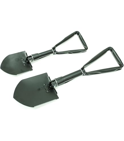 Amazon | 【ADVANTAGTE】 折り畳み スコップ シャベル 収納 袋 付き 雪