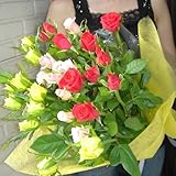 色お任せ３０本のバラの花束６，０００円