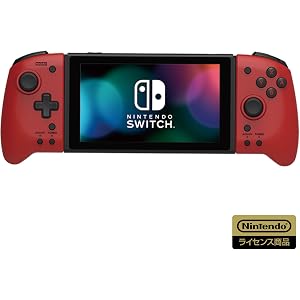 【任天堂ライセンス商品】グリップコントローラー for Nintendo Switch レッド【Nintendo Swi…