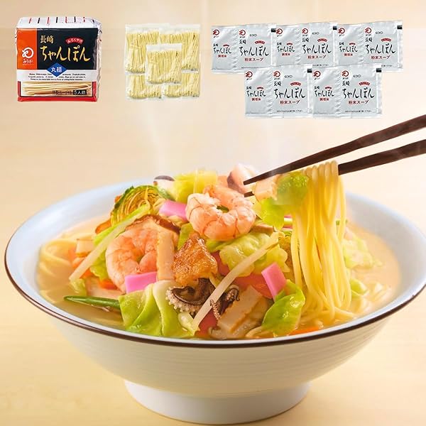 Amazon.co.jp: しらゆき 長崎中華街 ちゃんぽんセット : 食品