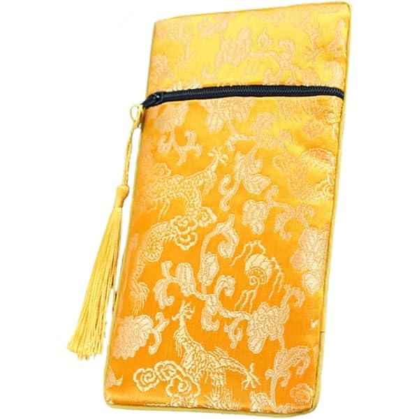 Amazon.co.jp: 宝くじ入れ 宝くじ入れ袋 縁起物柄 むらさき 宝くじ