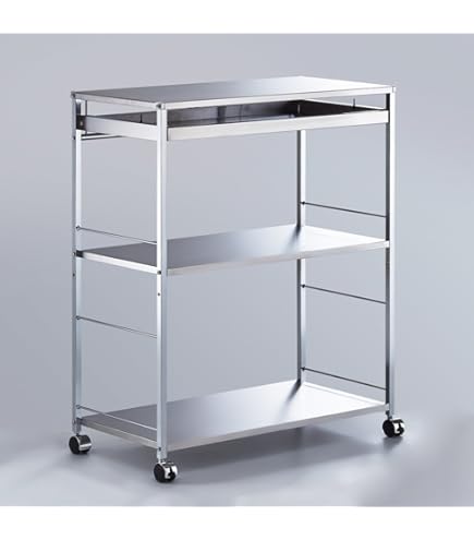 Amazon.co.jp: ディノス キッチン収納 キッチン 収納カート ステンレス