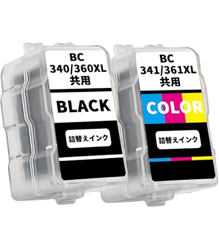 Amazon.co.jp: Canon用 キャノン用 BC-340XL BC-341XL BC-360XL BC