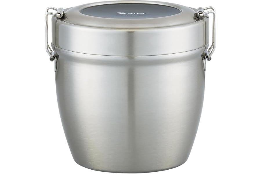 スケーター 保温弁当箱 丼型 2段 800ml ベーシック STLBD8AG-A