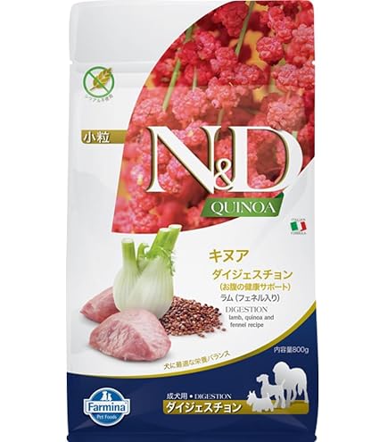 ファルミナ N&D キヌア スキン&コート ニシン800g×2袋＋ウェット4缶 Amazon.co.jp: Farmina (ファルミナ) N&D 成犬用 小粒 キヌア スキン