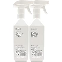 Amazon.co.jp: (株) アトラス スプレーボトル 500ml 2本 セット 白 