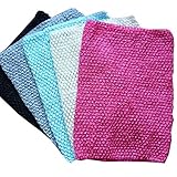 12インチCrochet Top 5 – 10歳、の赤ちゃん幼児ガールズCrochetチュチュチューブトップス胸ラップWide 5点 カラー: マルチカラー