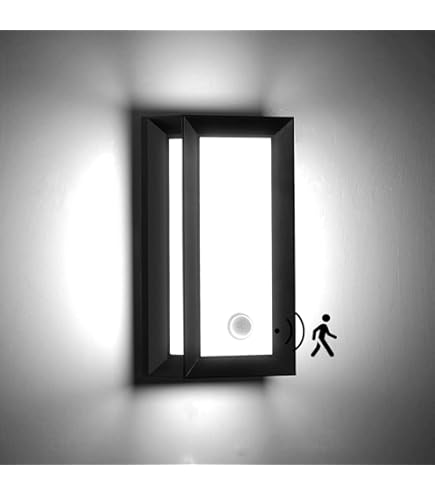 マルチカラー調光　LED玄関ライト・北欧デザインIP65防水 LED ポーチライト 玄関ライト 玄関照明 人感センサーライト 防水 防雨