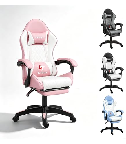 Amazon.co.jp: ゲーミングチェア ホワイト : ホーム＆キッチン