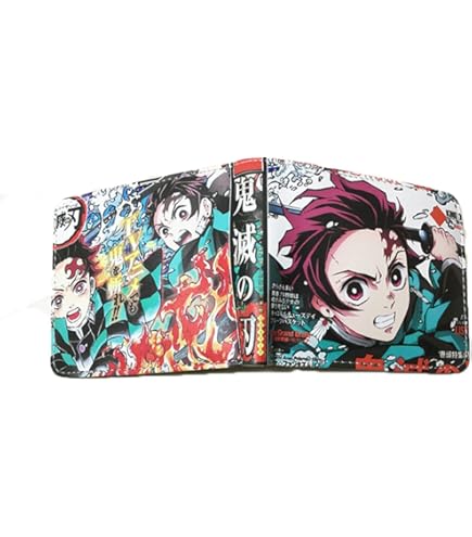 Amazon.co.jp: 財布 鬼滅の刃 水柱 冨岡義勇 長財布 レザー ながざいふ