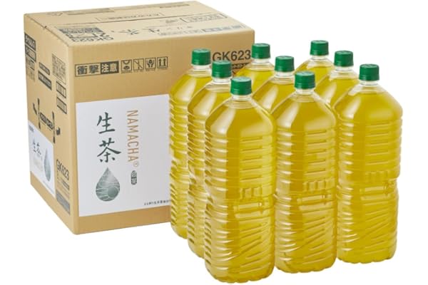 Kirin Namacha Tea PET Bottle, Label-less, 67.6 fl oz (2 L), 9 Bottles