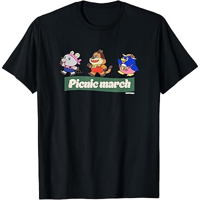 Amazon | 【にこにこ、ぷん】集合 COOL イラスト ブラック Tシャツ | T