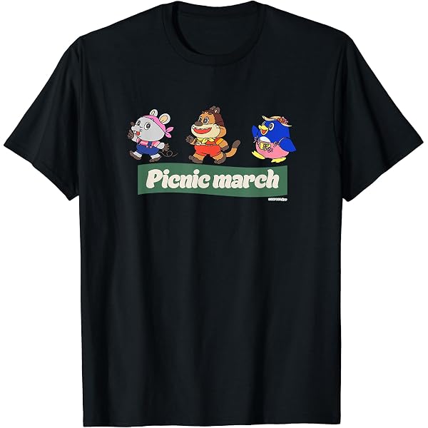 Amazon | 【にこにこ、ぷん】集合 COOL イラスト ホワイト Tシャツ | T