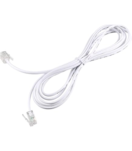 RUITEXUN RJ11 から RJ11 電話延長ケーブル 1m Amazon | RUITEXUN 電話延長ケーブル 5フィート/1.5m 電話モデム