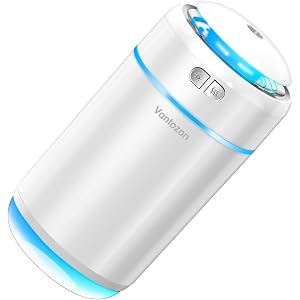 【最新進化版】 加湿器 卓上 次亜塩素酸水対応 超音波式 加湿器 アロマ 除菌 車用加湿器 400ML大容量 12時間連…