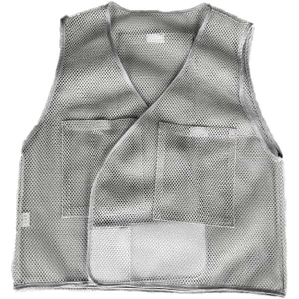 KOOLER クールベスト メッシュ素材 冷却ベスト 暑さ対策 メッシュ クールベスト 保冷剤をポケットに