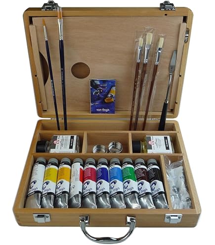 Amazon | クサカベ 油絵具一式 木箱セット OW | 絵具 通販