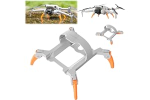 Taoricup Mini 4 Pro ランディングギア DJI Mini 4 Pro対応 折りたたみ式ランディングギア Mini 4Pro 着陸装置 スパイダー ランディングスタンド 高さ延長脚 プロテクター、30MM