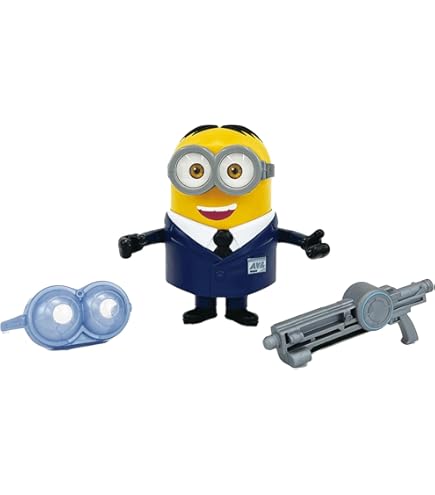 FIGURINE ARTICULÉE DESPICABLE Me Minion Movie Minion Dancing Dave neuve dans sa boîte EUR 70,42