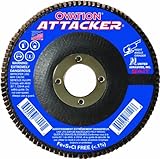 SAIT 76208 Ovation Attacker Flap Disc 4-1/2 x 7/8 Z 60x 10 Pack [並行輸入品]